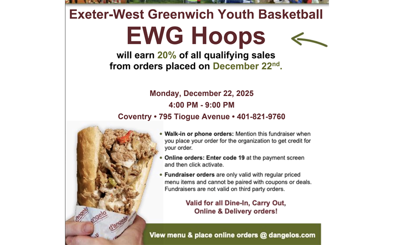 D' Angelos Fundraiser 12/22